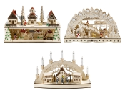 LIVARNO home LED-Weihnachtsdorf / LED-Lichterbogen, 10 LEDs