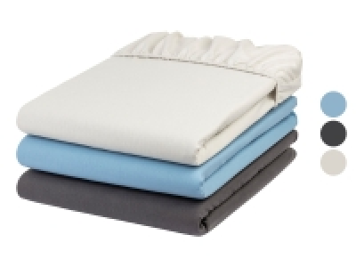 LIVARNO home Feinbiber Spannbettlaken, 140-160 x 200 cm 8.99 €