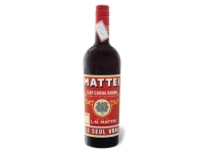 Lidl  Mattei Le Seul Vrai Cap Corse Aperitif au Quinquina Rouge 15% Vol