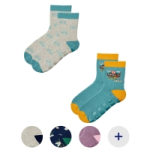 LILY & DAN Kinder Antirutsch-Socken, 2 Paar 2.49 €