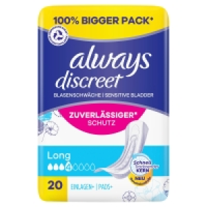 ALWAYS discreet, Inkontinenz-Einlagen 5.95 €