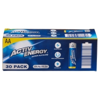 Aldi Süd  ACTIV ENERGY Batterien AA/AAA, 30er-Packung