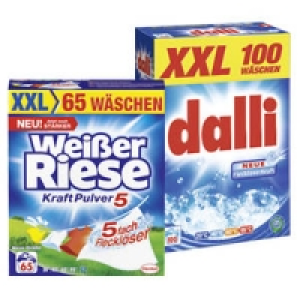 Wei&szlig;er Riese Vollwaschmittel oder dalli Pulver 9.99&nbsp;&euro;