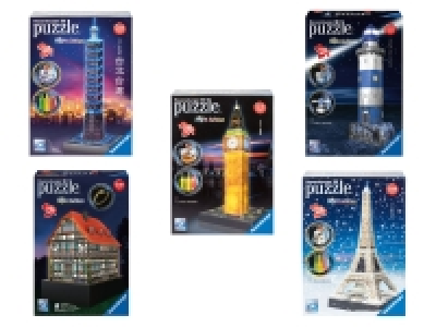 Lidl Ravensburger Ravensburger 3D Puzzle Gebäude, 216-teilig, mit LED-Licht