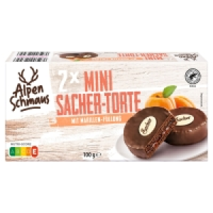 Aldi Süd  ALPENSCHMAUS Mini-Sachertorte 100 g