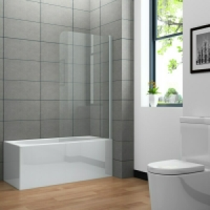 Bauhaus  Badewannenaufsatz Clear