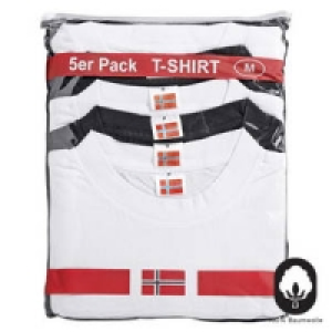 Herren-T-Shirts, 5er-Pack 12.99&nbsp;&euro;