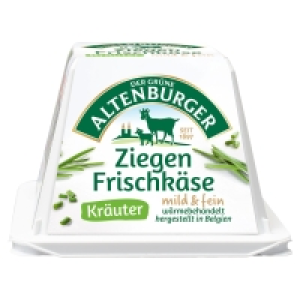 Aldi Süd  DER GRÜNE ALTENBURGER Ziegenkäse 150 g