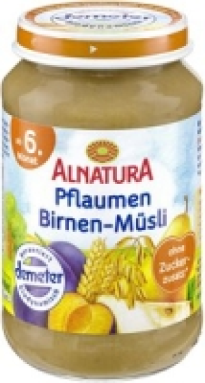 Pflaumen-Birnen-Müsli 1.09 €