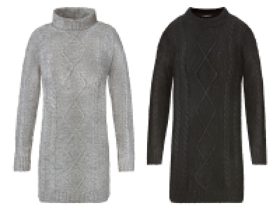 esmara® Damen Grobstrick Pulloverkleid, mit modischem Zopfmuster 8.99 €