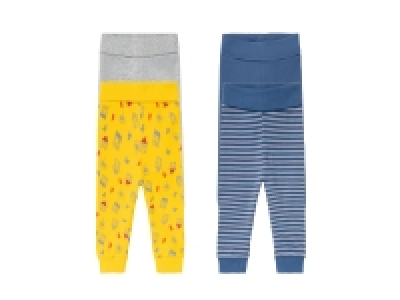 Lidl Lupilu® lupilu® Jungen Baby Jogginghose, 2 Stück, mit hohem Bio-Baumwollanteil