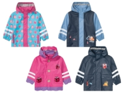 Playshoes Kleinkinder Mädchen / Jungen Regenjacke mit Reflektoren
