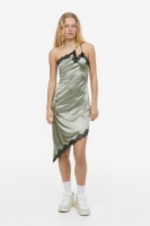 HM  One-Shoulder-Kleid aus Satin