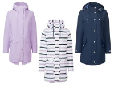 esmara® Damen Trenchcoat, mit Kapuze