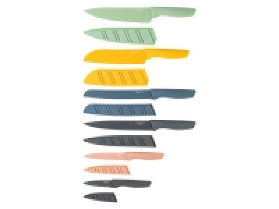 ERNESTO® Messer-Set, mit Klingenschutz, 6 Stück