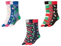 Lidl Fun Socks Fun Socks Damen / Herren Socken mit Baumwolle, 3 Paar