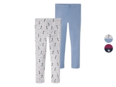 Lidl Lupilu® lupilu® Mädchen Leggings Thermo, 2 Stück