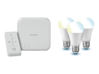 Lidl Livarno Home LIVARNO home Starter Kit Gateway + 3x Leuchtmittel Zigbee Smart Home