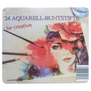 Aquarell-Stifte oder -Pinsel