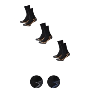 TOPCRAFT Damen und Herren Arbeitssocken, 3 Paar