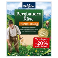 Aldi Süd  BERGADER Bergbauern-Käse 180 g