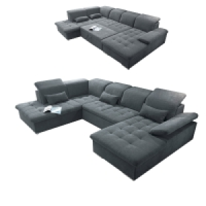 Wohnlandschaft - anthrazit - Liegefunktion - verschiedene Ausführungen 1,599.00 €