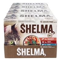 Netto  Shelma Multipack Fleisch+Fisch 12 x 85 g, 4er Pack