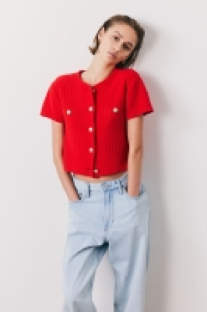 HM  Cardigan aus Strukturstrick