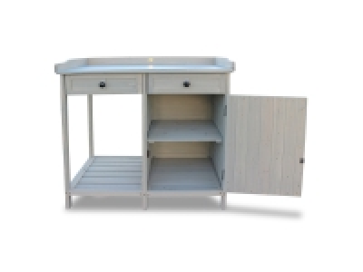 Lidl Habau HABAU Pflanztisch Unterschrank, 98 x 48 x 95 cm, grau