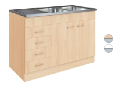 HELD Start Spülenschrank Doppelbecken 120x85x60 cm