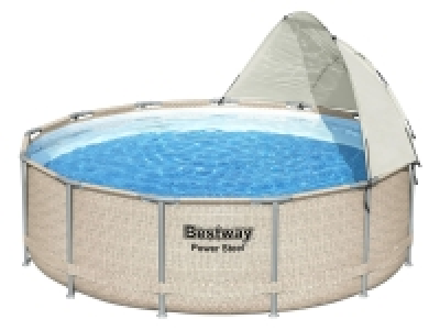 Bestway Power Steel 396x107cm Pool mit Filterpumpe