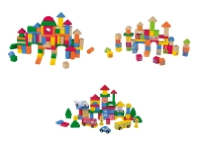 Lidl Playtive Playtive Bausteinset, aus Holz