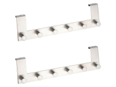 Wenko Türgarderobe Edelstahl »Celano« 2 Stück, mit je 6 Haken 25.35 €