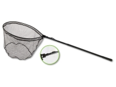 PALADIN® Black Net Teleskop Kescher 2,10m gummiert