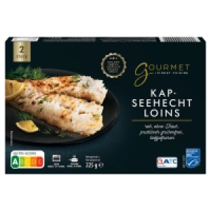 Aldi Süd  GOURMET FINEST CUISINE Kap-Seehecht Loins 225 g