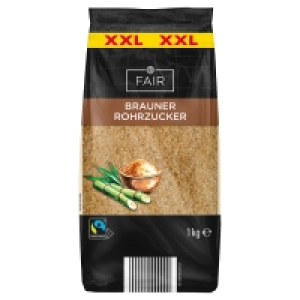 Aldi Süd  FAIR Brauner Rohrzucker 1 kg