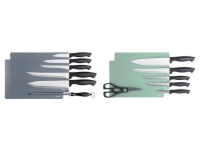ERNESTO® Edelstahl-Messer-Set 8-teilig, inkl. Schneidmatten