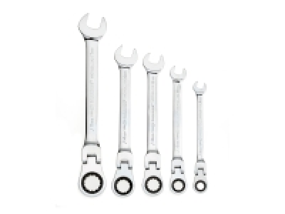 PARKSIDE® Gabel- und Ratschen-Ringschlüsselsatz, 5-teilig