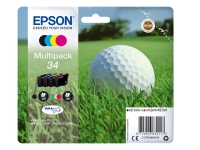Lidl Epson EPSON »34« Golfball Multipack Tintenpatronen Schwarz/Cyan/Magenta/Gelb