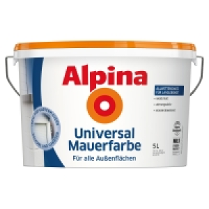 Aldi Süd  ALPINA Universal Mauerfarbe 5 l