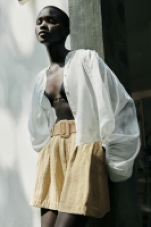 HM  Twillshorts mit Gürtel