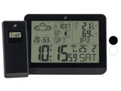 AURIOL® Design-Funkwetterstation, mit Außensensor