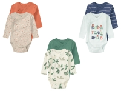 lupilu® Baby Wickelbodys, 2 Stück, langarm