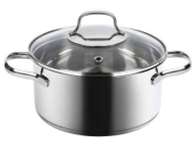 Lidl Ernesto&reg; ERNESTO&reg; Edelstahl-Topf, mit Deckel, &Oslash; 20 cm