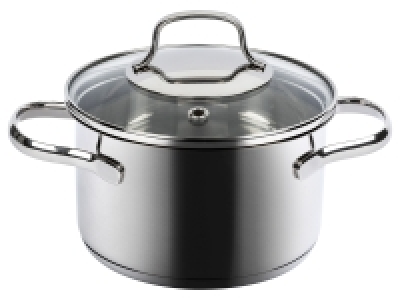 Lidl Ernesto® ERNESTO® Edelstahl-Topf, mit Deckel, Ø 16 cm
