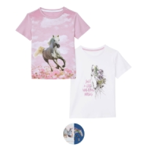 CRANE Kinder Reitshirts, 2er-Set