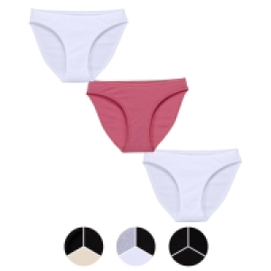 UP2FASHION Damen Slips, 3er-Set