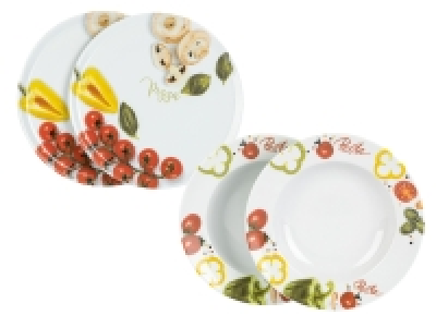 Lidl Tognana Tognana Pasta/Pizza Teller, 2er Set, Porzellan