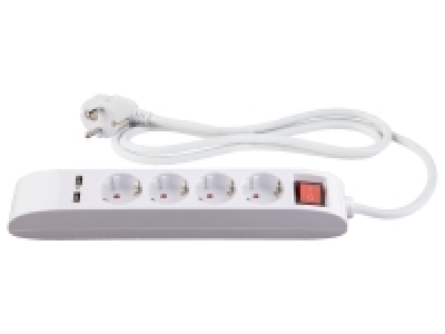 SILVERCREST® Steckdosenleiste, 4-fach mit USB