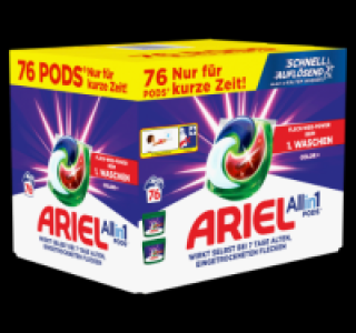 ARIEL All in 1 COLOR Pods 18.99 €